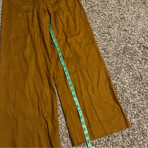 Anthropologie Maeve The Colette Cropped Wide Leg Pants 28 - Picture 7 of 15